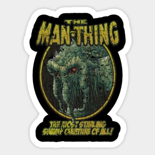 The Man Thing 70S - VINTAGE RETRO STYLE Sticker